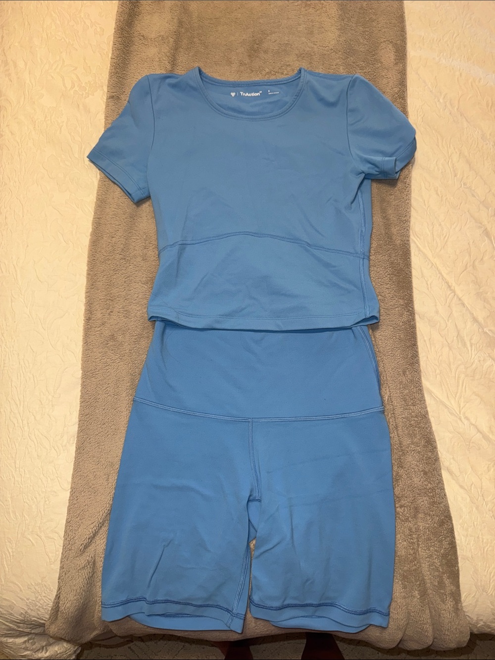 TNA Women's Light Blue Active Set